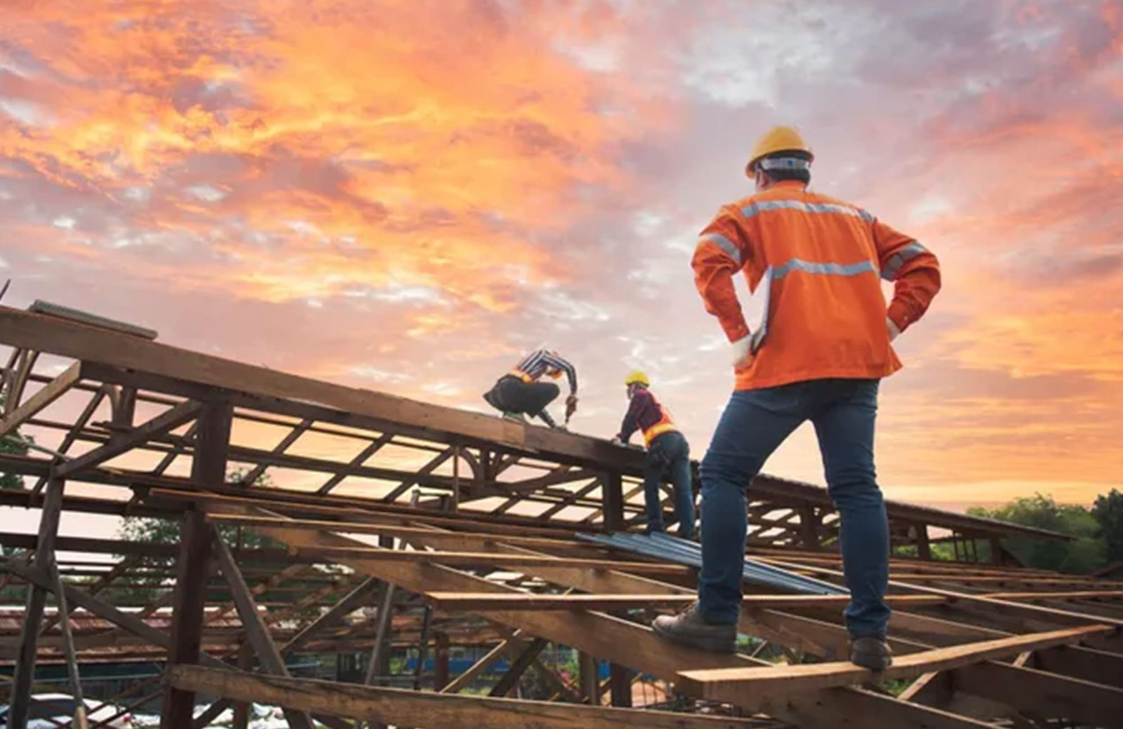 Luxury roofing installation